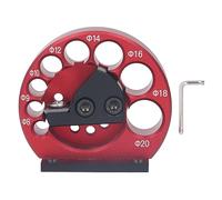 Kit De Plantilla para Hacer Tacos Ajustable 8-20Mm, Máquina para Tacos con Taladro Eléctrico, Cortador De Tacos De Madera Redonda para Varillas, Herramienta para Fabricar Tacos De Madera