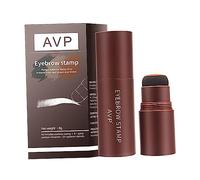 Kit de plantillas de sello de cejas, kit de modelado de sellos de cejas para niñas y mujeres, color marrón oscuro