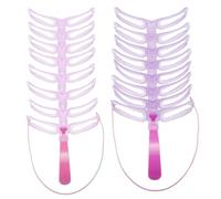 Kit de plantillas para cejas, 2 juegos de plantillas para cejas, 8 estilos, kit de modelado para principiantes con mango y correa para la cabeza, plantilla reutilizable para principiantes para mujere
