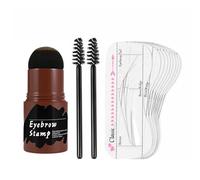Kit De Plantillas Para Sellos Para Cejas, 10 Piezas, Polvo Para Cejas