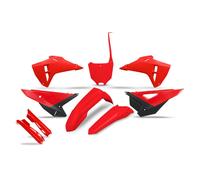 Kit de plastica ufo completo con protectores de horquilla-color oem para moto