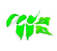 Kit De Plásticos Carenados Kawasaki KX 85 - 112 2022 - 2025 Ufo Plast Verde Fluo