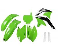 kit de plástico careno FULL Kawasaki KXF 250 2006 OVNI Plast verde
