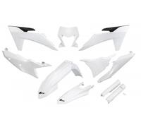 kit de plástico careno FULL Ktm Exc 150 250 300 350 450 500 2024 blanco porta...