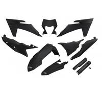 kit de plástico careno FULL Ktm Exc 150 250 300 350 450 500 2024 negro portafaro