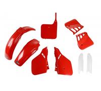 kit de plástico careno Honda CR 250 1987 Rojo OVNI Plast Epoca FULL