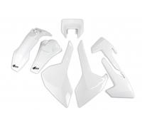 kit de plástico careno Husqvarna TX TE FE 125 250 300 350 450 2017 - 2019 blanco