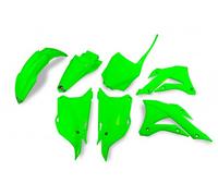 kit de plástico careno Kawasaki KX 85 2014 - 2021 OVNI plástico verde fluores...