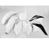 Kit De Plásticos Carenados Kawasaki KXF 250 2006 Ufo Plast Blanco