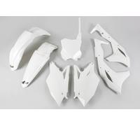 kit de plástico careno Kawasaki KXF 250 2017 OVNI plástico blanco