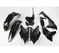 Kit De Plásticos Carenados Kawasaki KXF 250 2017 Ufo Plast Negro