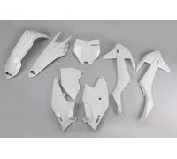kit de plástico careno KTM SX Sxf 125 150 350 450 2016 - 2018 OVNI blanco
