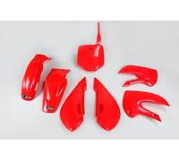 Kit de plástico careno OVNI Kawasaki KLX 110 2001 - 2009 rojo