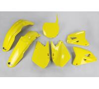 kit de plástico careno Suzuki RM 125 - 250 2001 - 2005 OVNI plástico amarillo