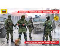 Kit De Plástico Del Ejército Ruso ZVEZDA Soldados 1:35 Modelo