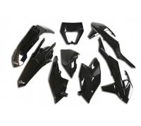 kit de plástico Ktm EXC 125 150 250 300 350 450 500 2017 - 2019 negro portafaro