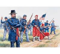 Kit De Plástico Modelo Unión Infantería (Guerra Civil Americana) 1:72 ITALERI