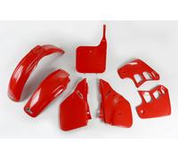 Kit De Plásticos Carenados Honda CR 250 1988 - 1989 Rojo Ufo Época Vintage