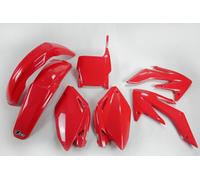 Kit De Plásticos Carenados Honda CRF 250 R 2004 - 2005 Rojo Ufo Plast