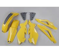 Kit De Plásticos Carenados Husqvarna TC 125 - 250 2005 - 2007 Amarillo Ufo Plast