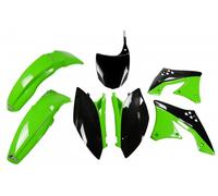 Kit De Plásticos Carenados Kawasaki KXF 250 2009 - 2012 Ufo Plast Réplica