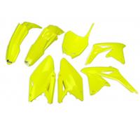 Kit De Plásticos Carenados Suzuki RMZ 450 2008 - 2017 Ufo Plast Amarillo Fluo