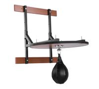 Kit de plataforma de madera dura de 61 cm con soporte de pared ajustable para bolsa de boxeo e incluye bomba de aire Speedballs Everlast para entrenamiento de boxeo (01)