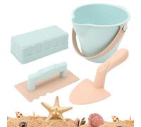Kit De Playa para Niños - Moldes para A Prueba De Derrames | Cubo De Hielo Paleta Palas Rastrillo | para Construir Un Jardín De Castillos De , Niños Niñas De 3 A 8 Años Patio Junto Al Mar