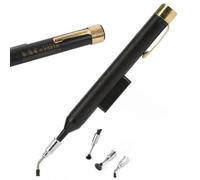 Kit de pluma de succión al vacío con 3 puntas antiestáticas, resistente al calor a 500 °C e integrado para eliminación de chips IC SMD en reparación de electrónica