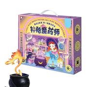 Kit De Pociones Halloween | Juego de Laboratorio Científico para Niños Pequeños,Juego Artesanal Manualidades Creativas para Niños Noches Familiares Aula Eventos Temáticos