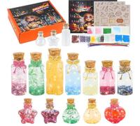 Kit de pociones para niños, juego de juguetes con pociones de Halloween | Juego de misteriosas que brillan en la oscuridad para niños, de almacenamiento Kit de artesanía creativa fatat