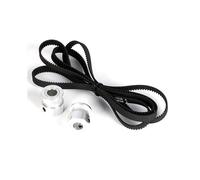 Kit de Polea de Correa de DistribucióN Z-Eje GT2, Correa de 1210 Mm SincróNica de 24 Dientes para TRONXy X5SA-400 / X5SA -400PRO / X5SA-400-2E