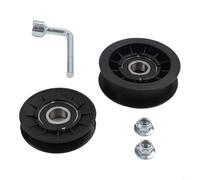 Kit de polea loca tipo V GX20286 GX20287 para cubiertas de cortacésped 102 a E180 y serie 690409 para mantener una tensión óptima de la correa