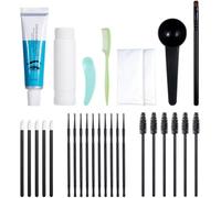 Kit de Pomada para Peinar Cejas, Gel Duradero para Mujer | Plástico Ligero y Portátil, Fija la Forma Acabado Limpio y Encantador, Adecuado para Obsequio