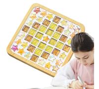 Kit de posavasos de azulejos de mosaico, divertida herramienta de manualidades, de suministros de arte con base de madera de 9,5 cm, juego de actividades de expansión de mente creativa, piezas de