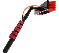 Kit de poste de alimentación de agua para limpieza de ventanas y paneles solares con conexión de manguera