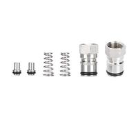 Kit de poste de bloqueo de bola, elaboración casera 19/32-18 rosca Gas + líquido Postes de barril de bloqueo de bola Kit de adaptador de bloqueo de bola de resorte para Cornelius/Corny Keg