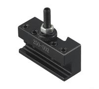 Kit de poste de herramientas de cambio rápido para tornos de metal, juego de portaherramientas tipo acero con soportes de torneado y moleteado, compatible con Aloris Dorian Phase II (250-002)