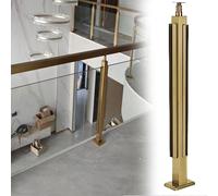 Kit de postes de barandilla de acero inoxidable, husillos de balaustrada ajustables con tornillos, fuerte capacidad de carga para uso en interiores