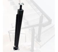 Kit de postes de barandilla de acero inoxidable, husillos de balaustrada ajustables con tornillos, fuerte capacidad de carga para uso en interiores