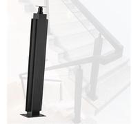 Kit de postes de barandilla de acero inoxidable, husillos de balaustrada ajustables con tornillos, fuerte capacidad de carga para uso en interiores