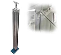 Kit de postes de barandilla de acero inoxidable, husillos de balaustrada ajustables con tornillos, fuerte capacidad de carga para uso en interiores