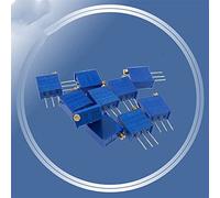 Kit de potenciómetro de resistencia ajustable 3296 de alta precisión, 10 unidades, 3296 W, 100 R -1 M, 200 R, 500 R, 1 k, 2 k, 5 k, 10 k, 20 k, 50 k, 100 k, 200 k, 500 k.(50K Ohm)
