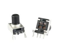 Kit de potenciómetros RV09 de 3 pines, 20 unidades, 7,5 mm, 0932, resistencia ajustable, 100 K, 10 K, 1 K, 20 K, 2 K, 500 K, 50 K, 5 K.(50K Ohm)