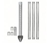 Kit De Pozo Con Punta De Ar-ena, Kit De Pozo Con Punta De Accionamiento De Acero Inoxidable De 1-1/4", Longitud De Tubería De 36 Pulgadas, Para Vivir Fuera De La Red Eléctrica(3+1Kit)