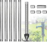 Kit de pozo de punta filtrante, punta de acero inoxidable de 1-1/4 pulgadas