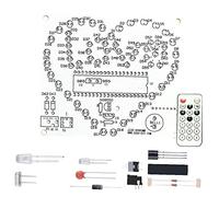 Kit De Práctica De Soldadura Corazón Forma Led DIY Electrónica Soldadura Project Kits Colorful Flashing Presente para Niñas