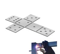 Kit De Práctica De Soldadura De Acero Inoxidable | Kit De Proyectos De Metal Procesado Con Precisión Para Principiantes Y Expertos, Juego De Construcción De Habilidades De Soldadura Con Pestañas Cuadr