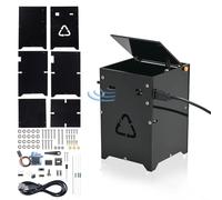 Kit de práctica de soldadura de basura, modelo automático de cubo de basura con sensor fotoeléctrico e interruptor manual, proyecto electrónico alimentado por USB para aprendizaje STEM, estudiantes