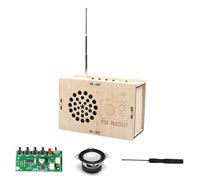 Kit de práctica de soldadura de radio FM, kit de proyecto electrónico FM 88-109MHz, aprendizaje de soldadura y enseñanza para principiantes, adultos y niños
